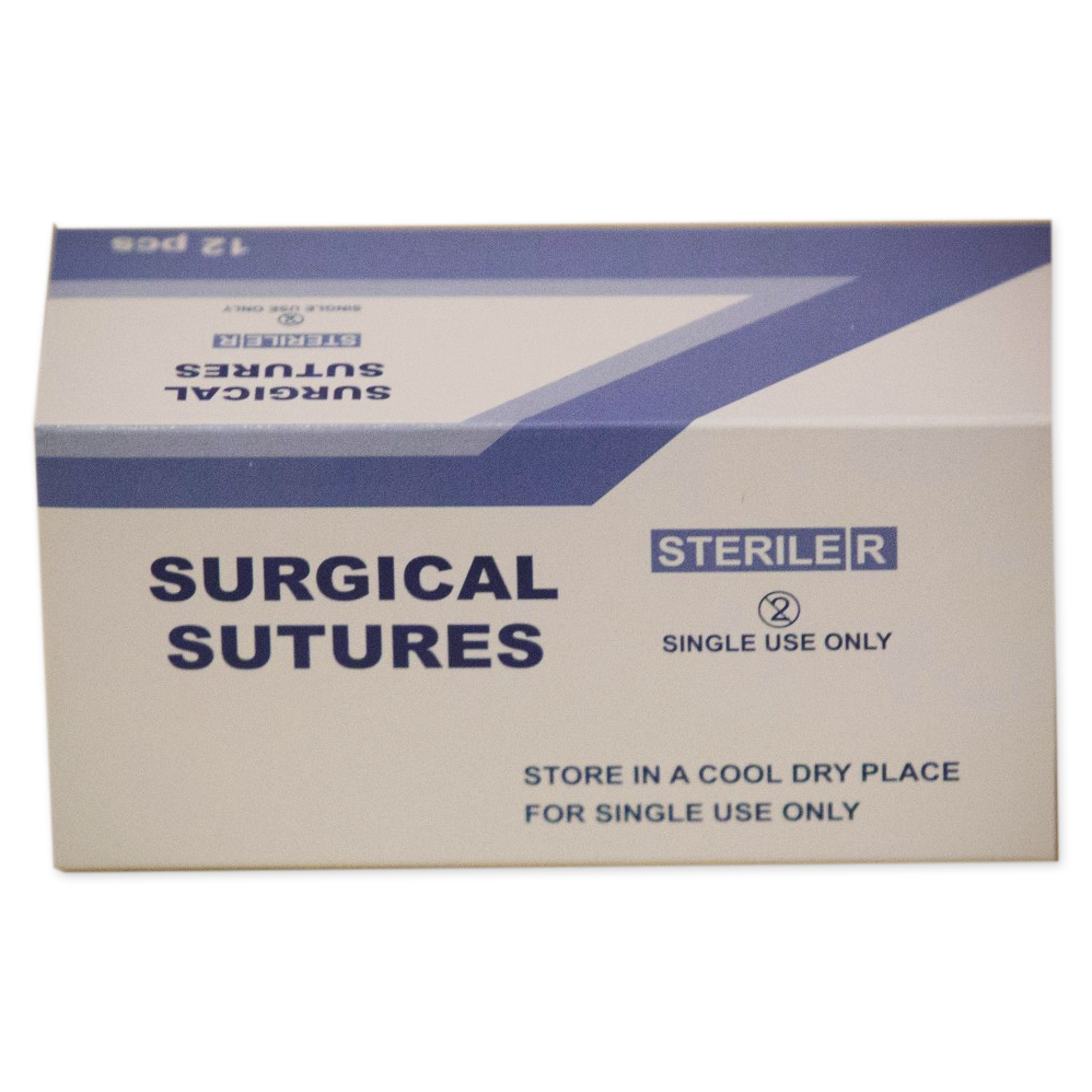 Polypropylene sutures, 1 box(12pcs), sterile - in several types