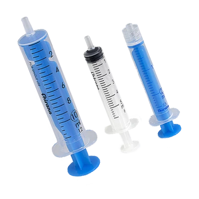 Syringe, luer, 2,5 ml, 2-part, sterile, 100 pcs