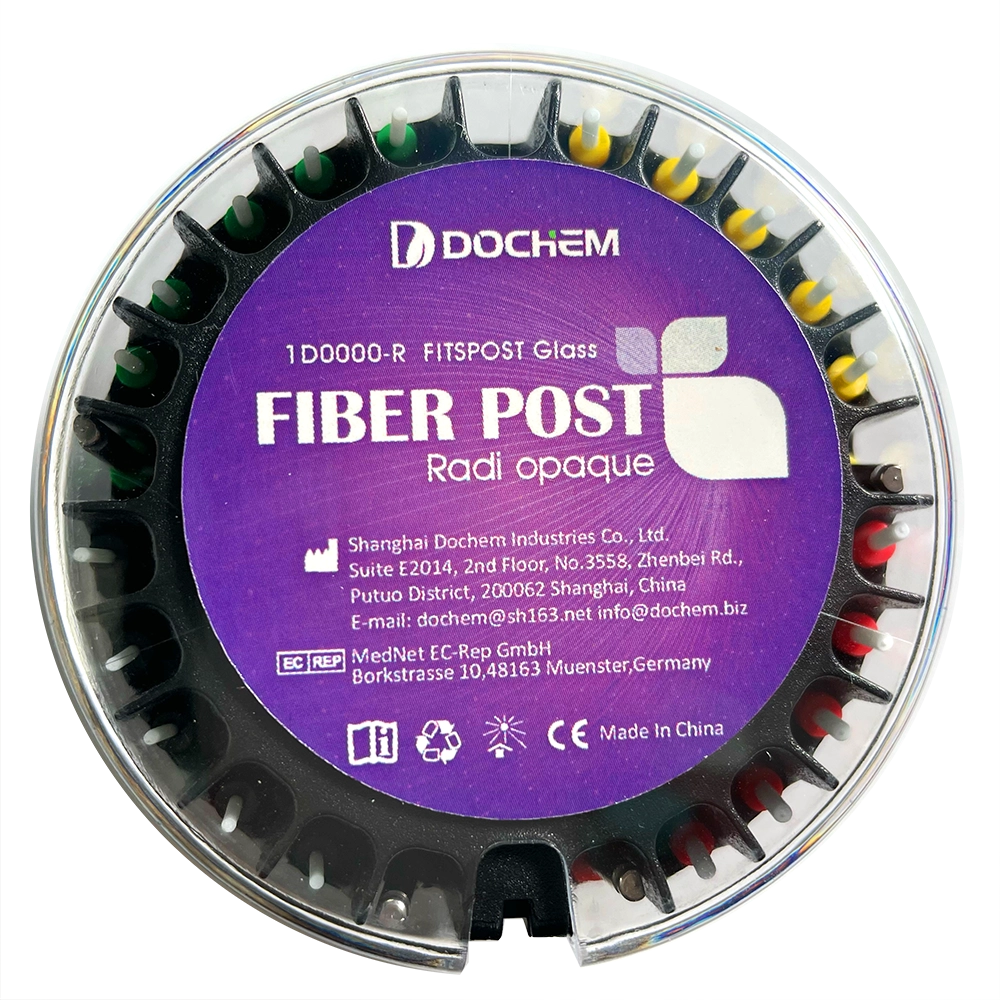 Fiber Post Kit, FITSPOST, (24 pcs post, 4 pcs drill, handle)
