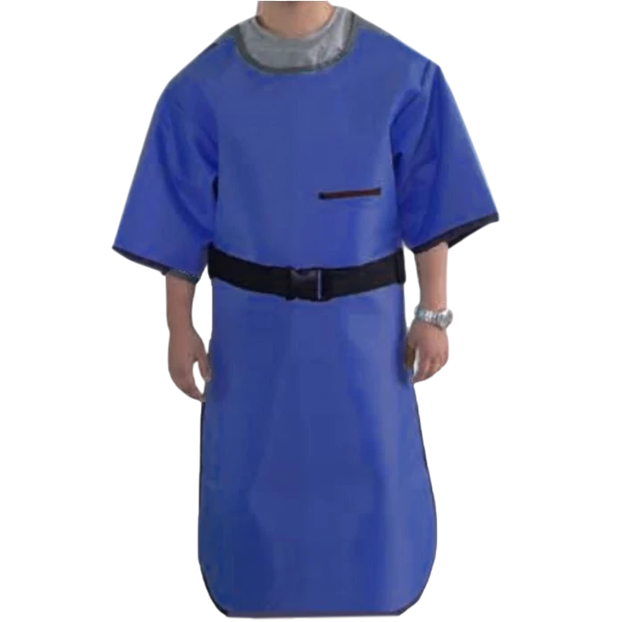 Lead Apron for X-Ray Protection, épaisseur 0.35mm, taille : L, 60x90 cm, bleu