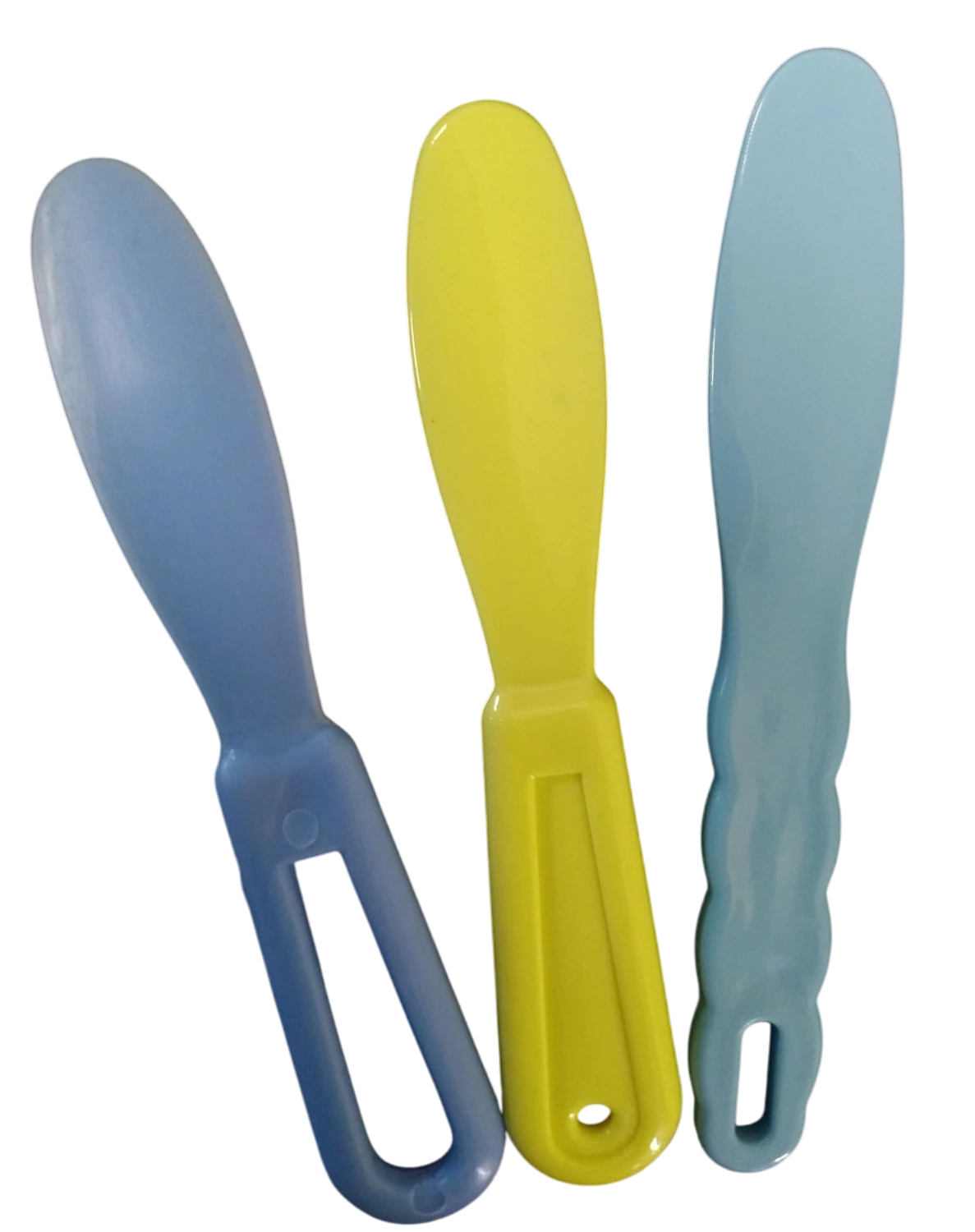 Mixing spatula in different colours