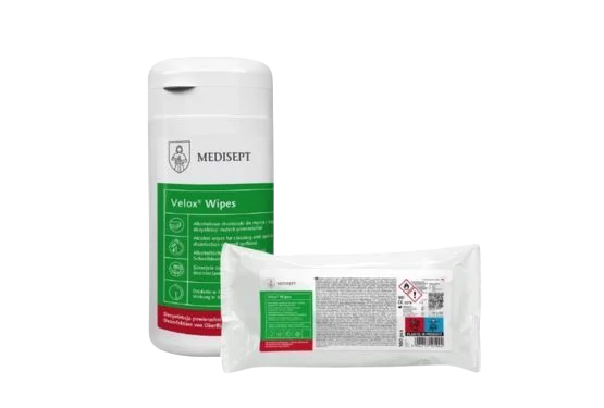 FrontER AlsuWipes alkoholische Desinfektionstücher Dose + 100 Tücher