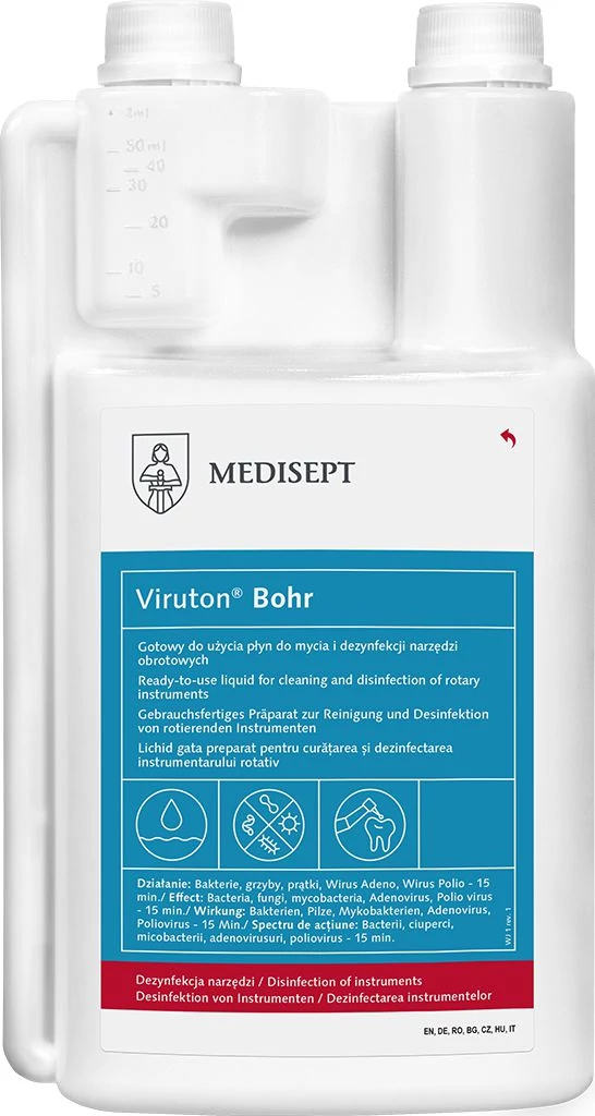 FrontER DrilSafe disinfection liquid for drilling, 1 litre - Viruton Bohr