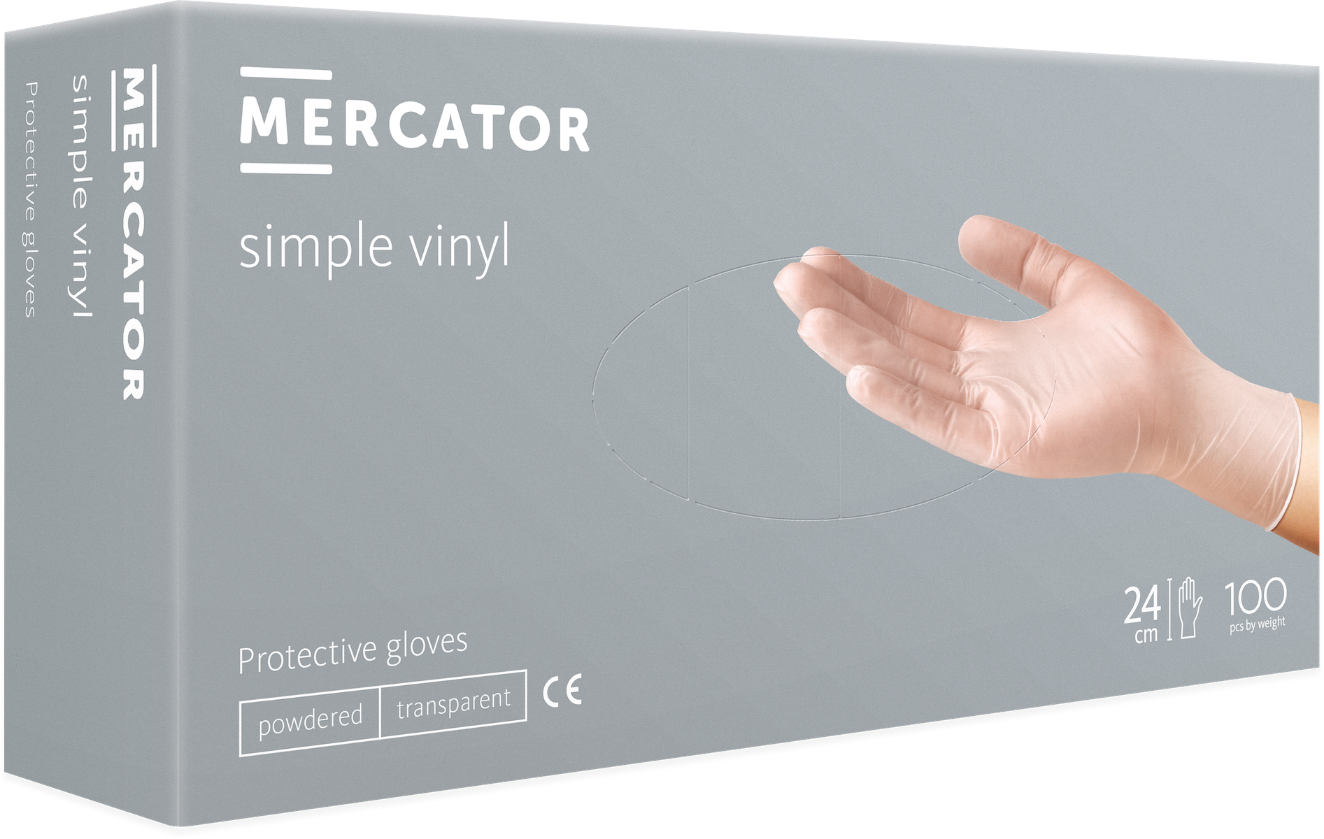 Mercator® VINYL kesztyű (100 db/doboz)