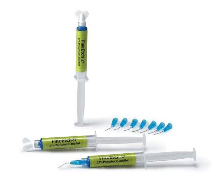 Spident FineEtch 37%-os, 3x5 ml kék Ortofoszforsav gél fecskendőben