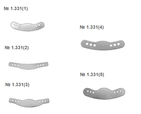 Perforated Metal Matrix Bands, small, 12 pcs, 50 micron