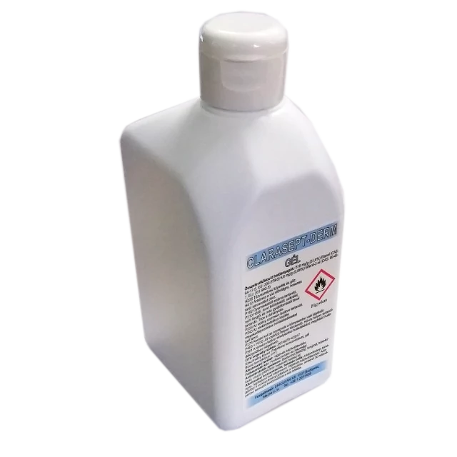 Clarasept-Derm Gél, 500 ml, Alkoholos kéz- és bőrfertőtlenítő 