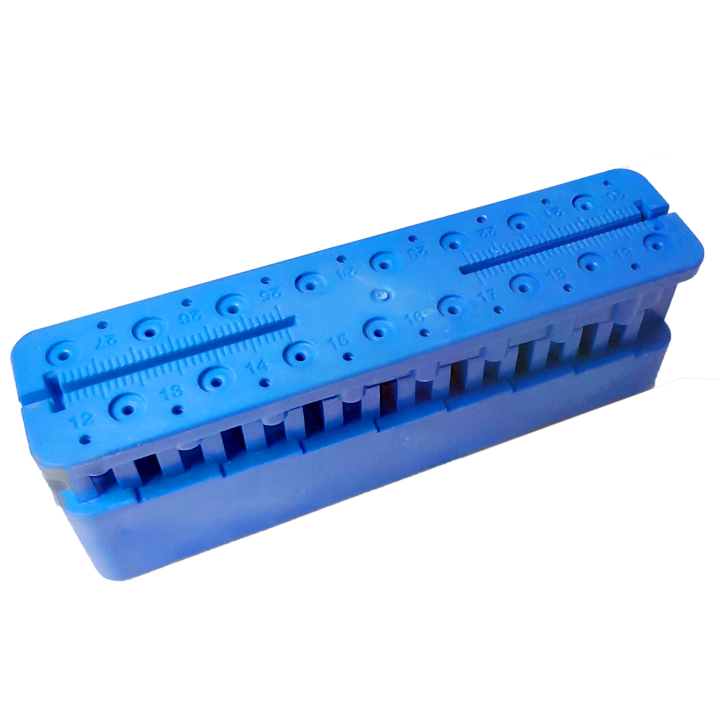 Plastic Endo Ruler, Autoclavable 135°, blue, 1pc