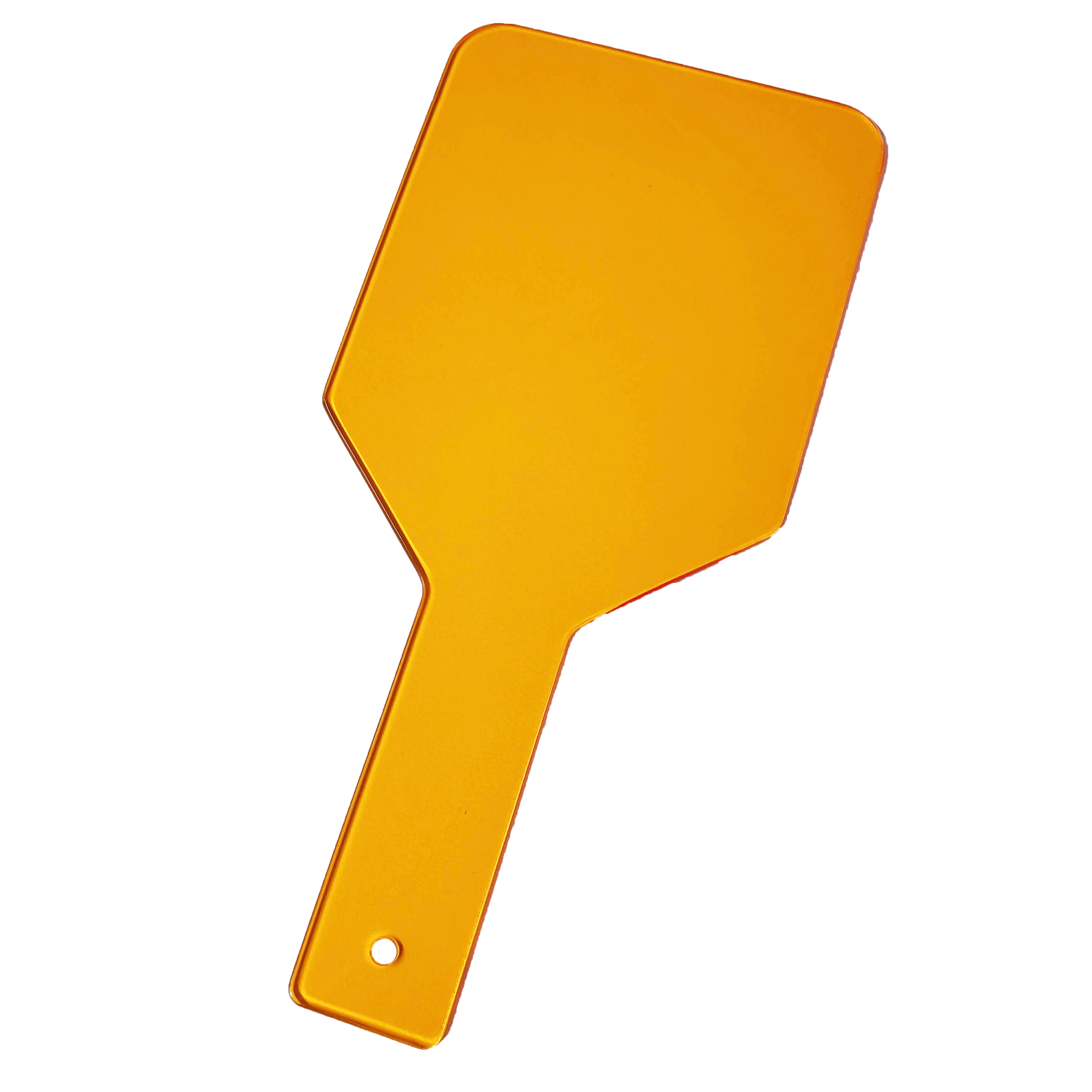 Kézi fotopolimerizációs lámpa fénye elleni védőpajzs, 1 db, 12,5x26x0,3 cm, narancs