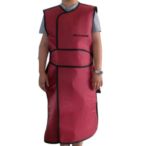 Lead Apron for X-Ray Protection, thickness 0.35mm, size: L, 105x60 cm, red