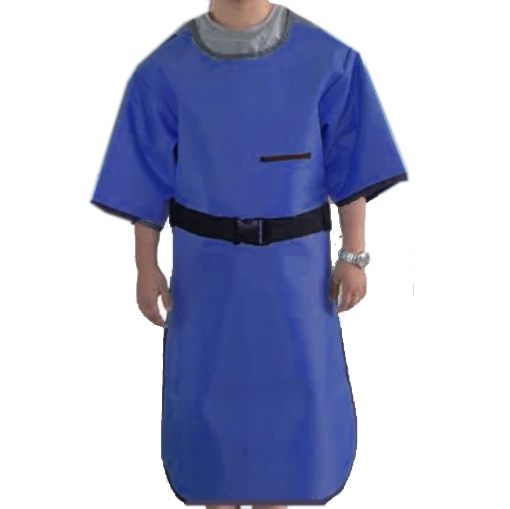 Lead Apron for X-Ray Protection, thickness 0.35mm, size: L, 60x90 cm, blue