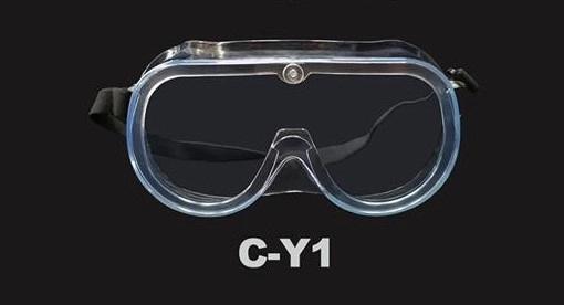Coxo védőszemüveg simítózáras tasakban, transzparens, gumis rögzítés, 1 db