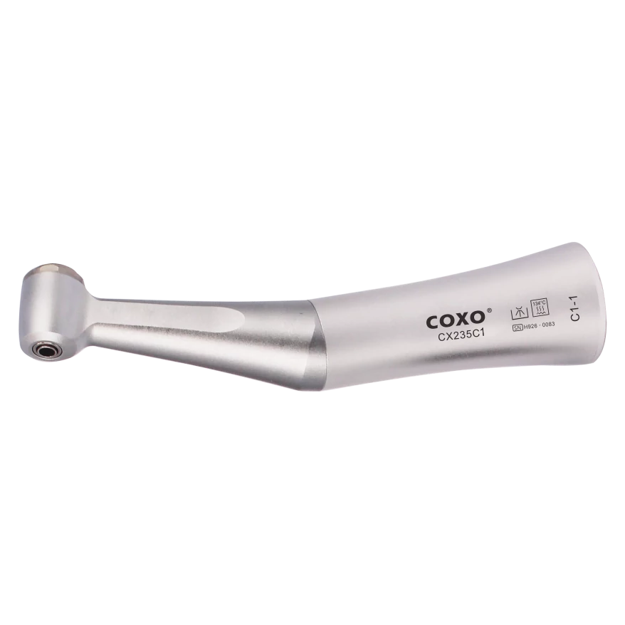 Contra-Angle Handpiece , 1: 1, COXO, without light, without water, with blue indications, RA - (available only in Hungary)