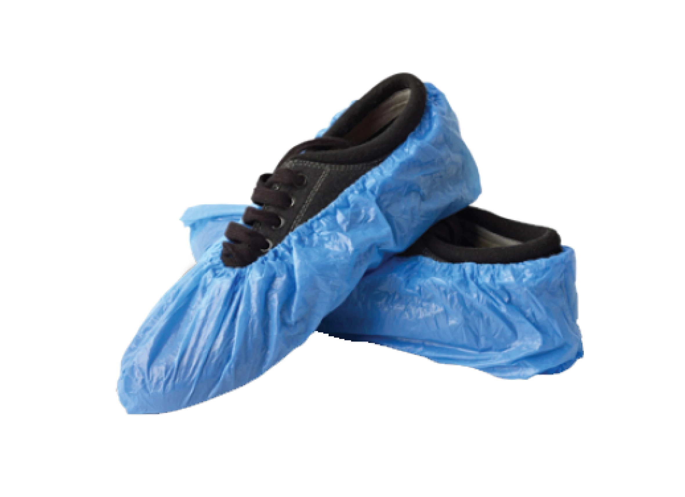 Csúszásgátlós cipővédő lábzsák, egyszer használatos, 3g, kék színű, 100db