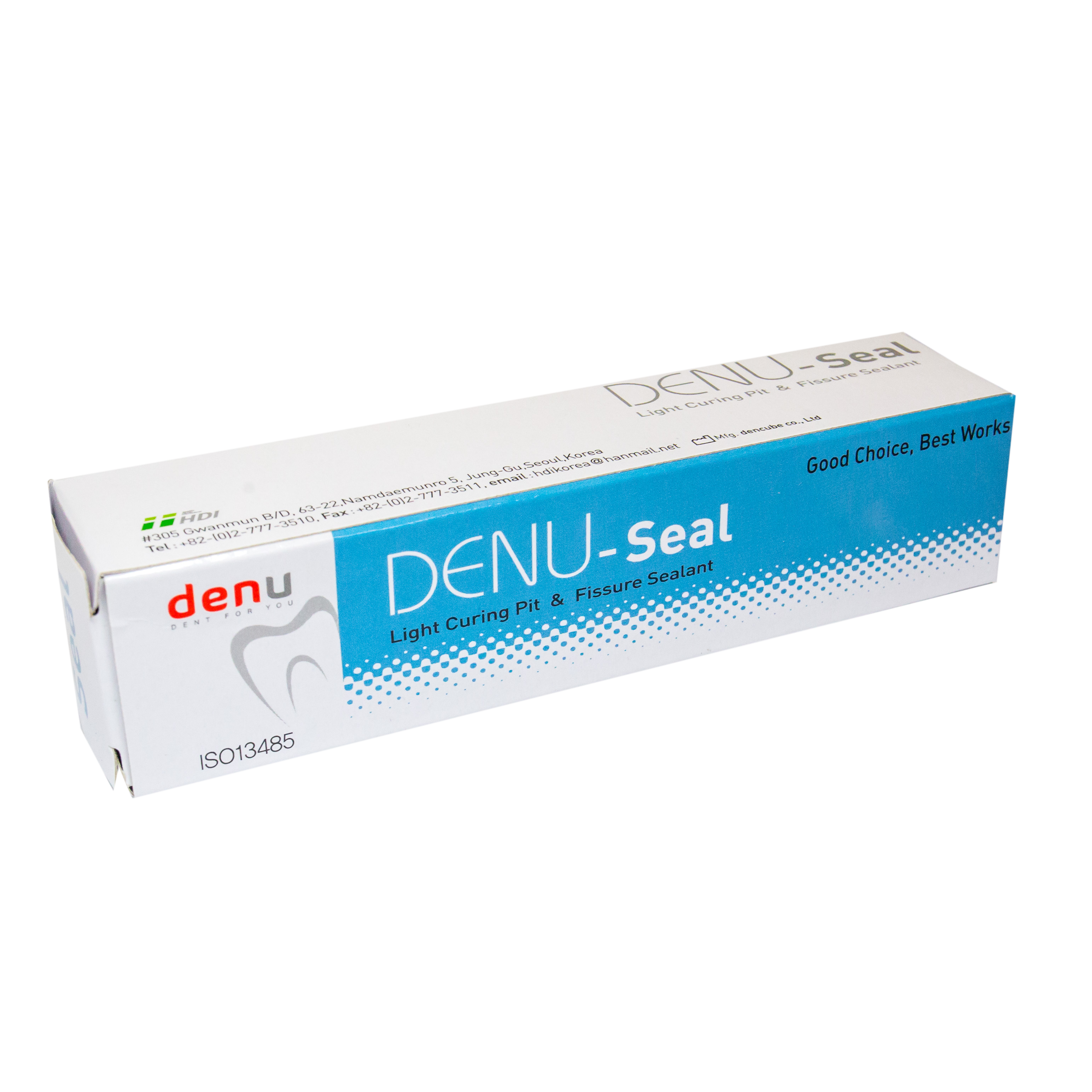 DENU SEAL (2syr)— barázdazáró anyag, 2x2 g (2x1,2ml) +  10 kanül