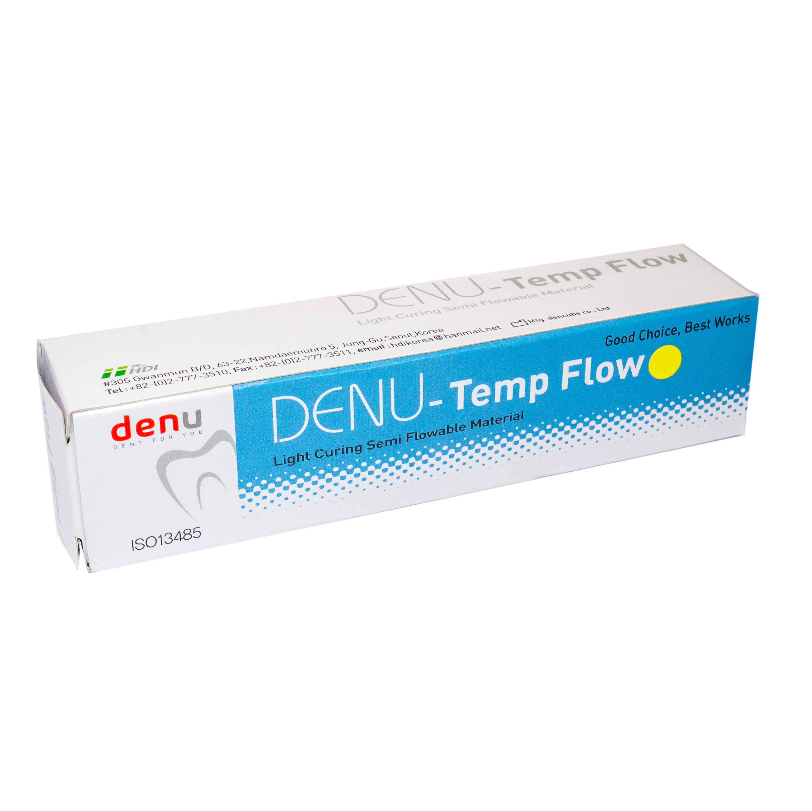 DENU ideiglenes folyékony tömőanyag, 1,2 ml + 2 kanül - kétféle választható típusban