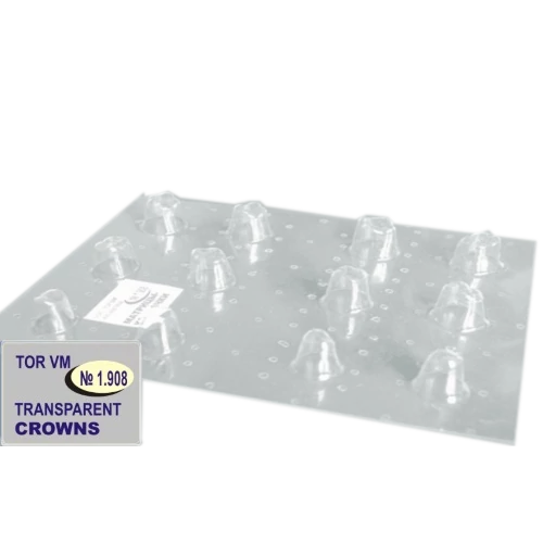 TOR - ÁTLÁTSZÓ KORONÁK A kis és nagyörlők KORONAI RÉSZÉRE (12DB)