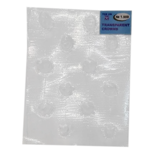 TOR - ÁTLÁTSZÓ KORONÁK front és premolaris FOGAK KORONAI RÉSZÉRE (12DB)