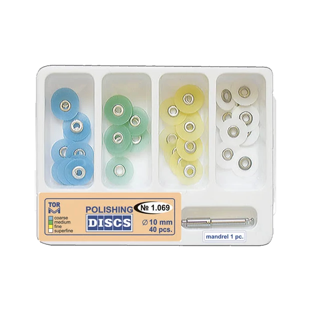 TOR - Polishing disc set 4 x 10 pieces - in different versions