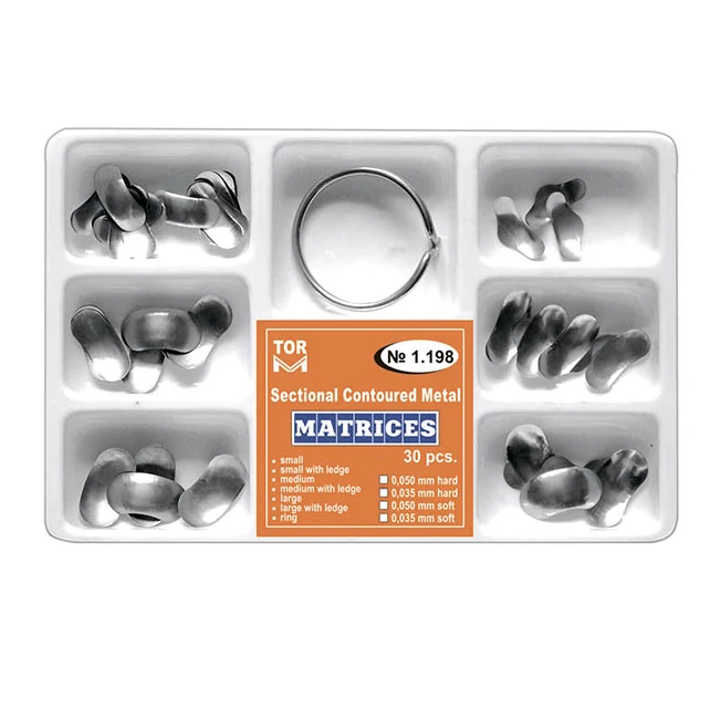 TOR- Cut embossed metal matrices, starter pack, 30 pieces + 1 ring