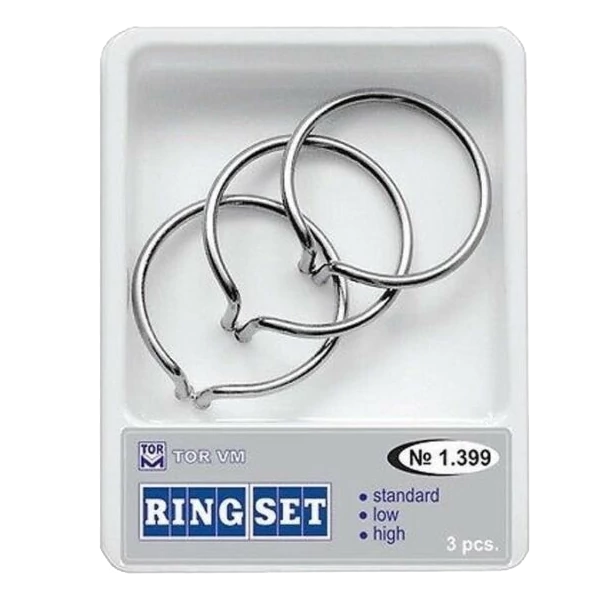 TOR - Set de inele cu matrice subdivizată (3 piese) 4-5-6 mm
