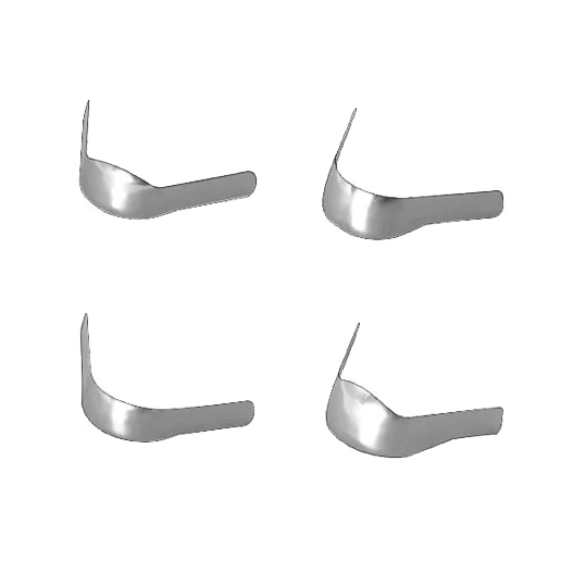 TOR - Embossed semi-circular PONY metal matrices (12 pieces) - in various designs