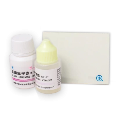 Glass ionomer cement set (20 g powder + 15 ml liquid)+ mixing pad